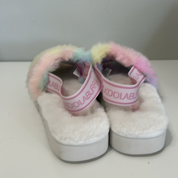 Koolaburra By UGG Fuzz'n II Pastel Slipper Sandals NWOT - Picture 4 of 10